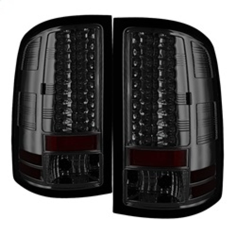 Spyder GMC Sierra 07-13 (Not fit 3500 Dually 4 Rear Wheels)LED Tail Lights Smoke ALT-YD-GS07-LED-SM