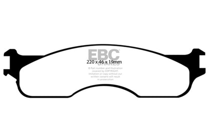 EBC 04 Dodge Ram SRT-10 8.3 Ultimax2 Front Brake Pads