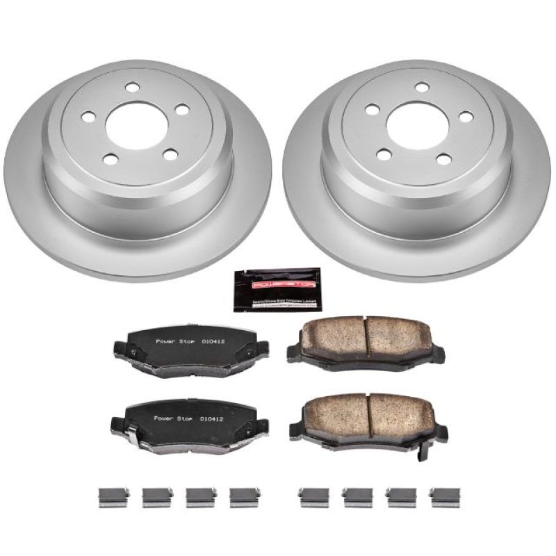 Power Stop 07-11 Dodge Nitro Rear Z17 Evolution Geomet Coated Brake Kit