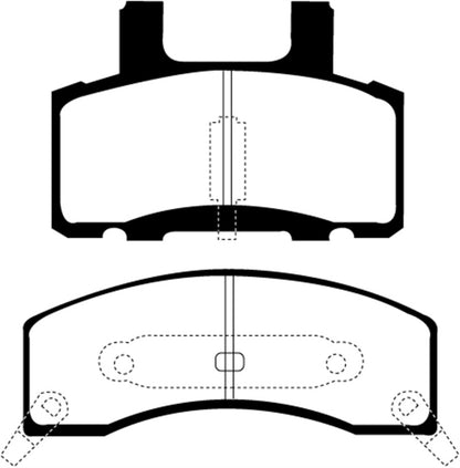 EBC 90-93 Chevrolet C20 8600 LB Yellowstuff Front Brake Pads