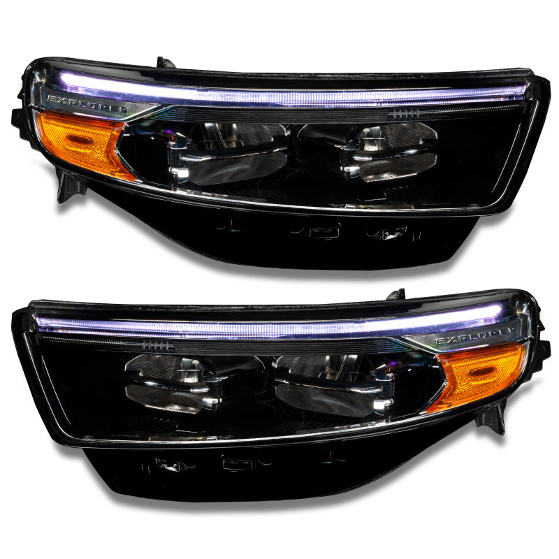 Oracle 20-22 Ford Explorer Dynamic RGB Headlight DRL Kit - ColorSHIFT - w/ RF Cntrl SEE WARRANTY