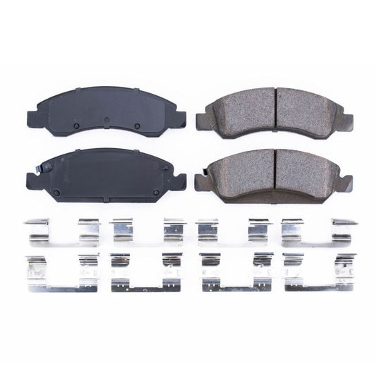 Power Stop 08-19 Cadillac Escalade Front Z17 Evolution Ceramic Brake Pads w/Hardware