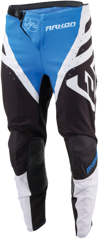 Answer 25 Arkon Nitrus Pants Blue/Black/White Youth Size - 18