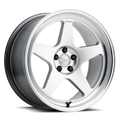 Kansei K12H Knp 15x8in / 4x100 BP /0mm Offset / 73.1mm Bore - Hyper Silver Wheel