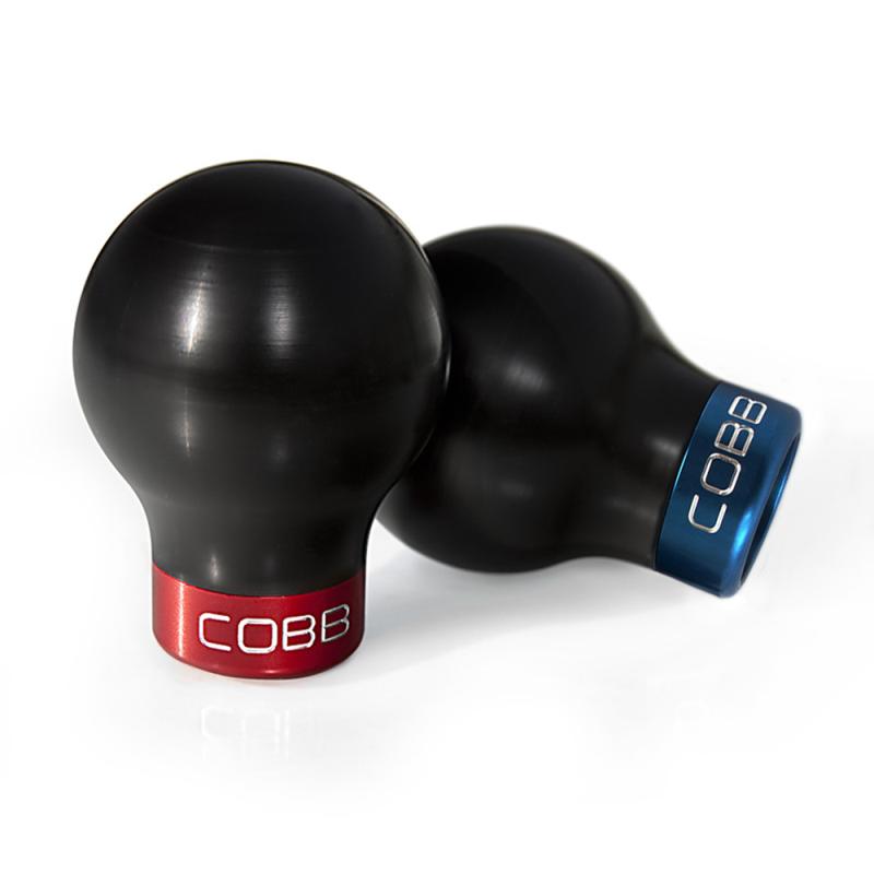 Cobb Subaru 6-Speed COBB Shift Knob - Black w/Race Red Collar (Non-Weighted)