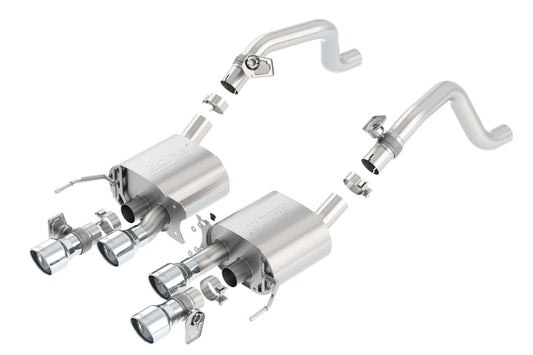 Borla 2014 Chevrolet Corvette C7 6.2L 8cyl S Type Exhaust w/ NPP Dual Mode (rear section only)