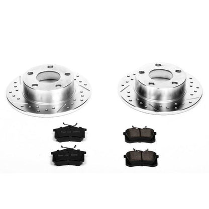 Power Stop 98-01 Audi A6 Quattro Rear Z23 Evolution Sport Brake Kit