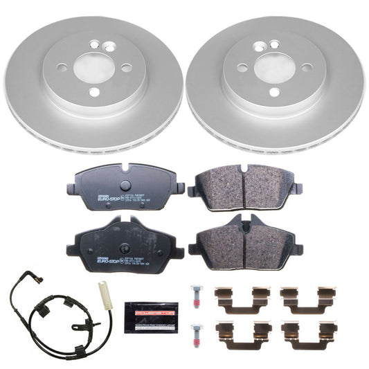 Power Stop 07-10 Mini Cooper Front Euro-Stop Brake Kit