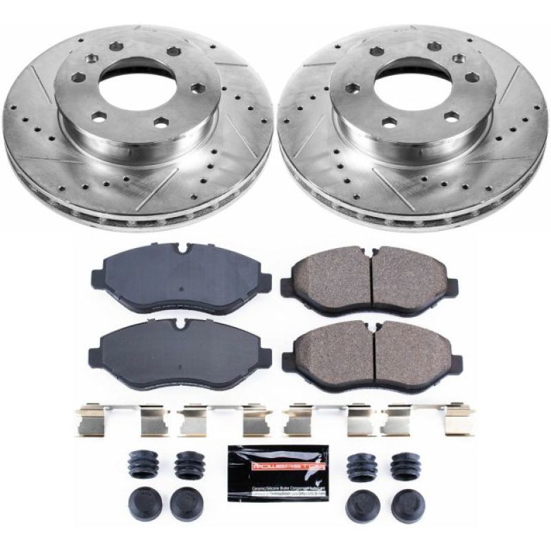 Power Stop 07-09 Dodge Sprinter 2500 Front Z23 Evolution Sport Brake Kit