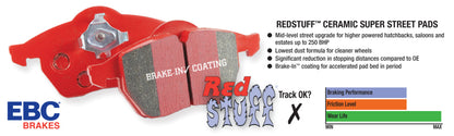 EBC 04-10 Scion TC 2.4 Redstuff Front Brake Pads