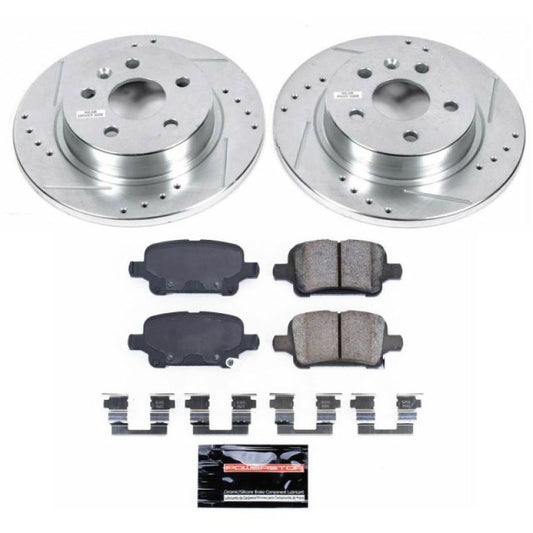 Power Stop 2016 Chevrolet Cruze Rear Z23 Evolution Sport Brake Kit