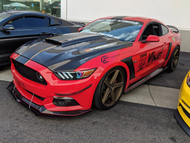 Oracle 15-17 Ford Mustang V6/GT/Shelby Dynamic DRL  w/ Halo Kit - ColorSHIFT - Dynamic SEE WARRANTY