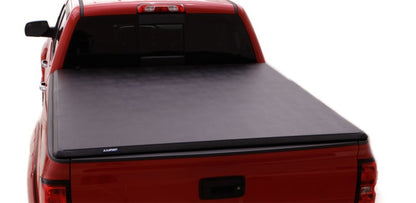 Lund 02-17 Dodge Ram 1500 Fleetside (6.4ft. Bed) Hard Fold Tonneau Cover - Black