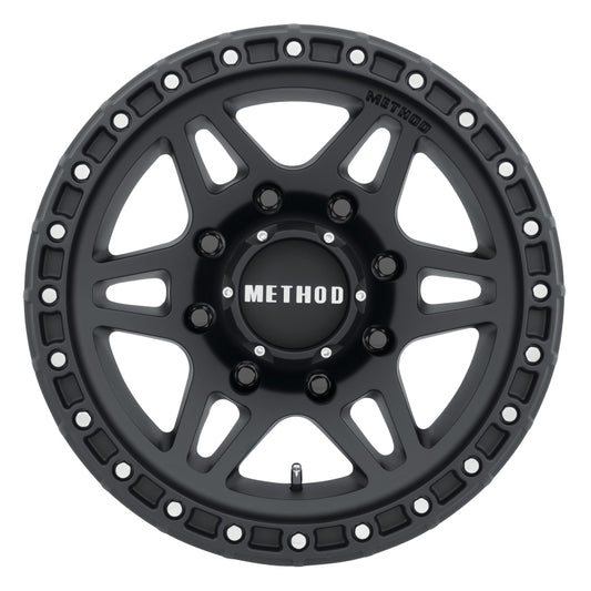 Method MR312 18x9 +18mm Offset 8x6.5 130.81mm CB Matte Black Wheel