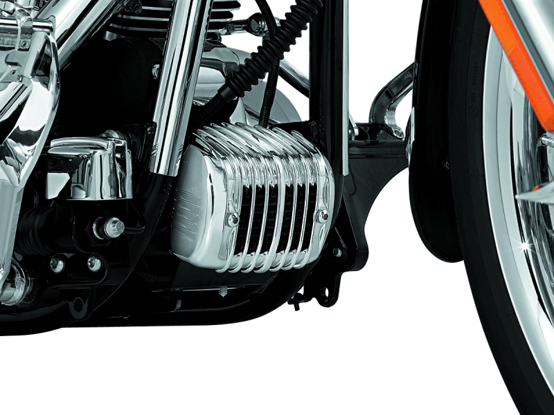 Kuryakyn Regulator Cover  01-17 Softail Chrome