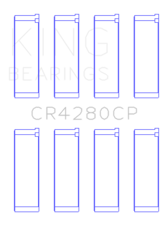 King Engine Bearings Subaru Ej20/Ej22/Ej25 (Incl. Turbo) (Size +0.25mm) Connecting Rod Bearing Set