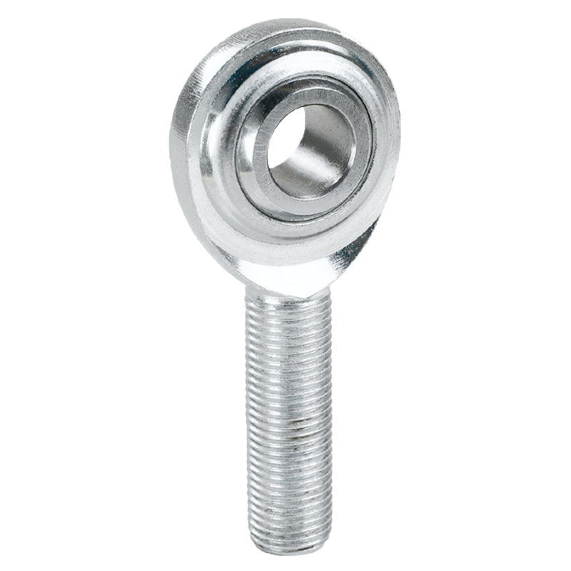 QA1 G Series 2-Pc Rod End - Male/Left Hand - .375in Bore x 3/8-24 - Stainless Steel w/PTFE