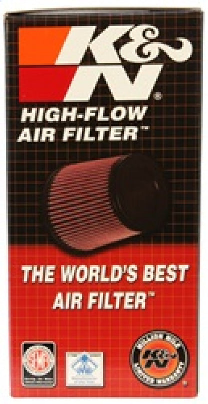 K&N Filter Universal Rubber Round Air Filter 20 Deg Flange Angle 2.25in Flange ID x 3.5in OD x 6in H