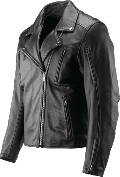 Kuryakyn Leather By River Road Ironclad Classic Leather Jacket Black - Small