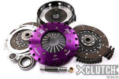 XClutch 91-98 Nissan 180SX S13 2.0L 9in Twin Solid Organic Clutch Kit