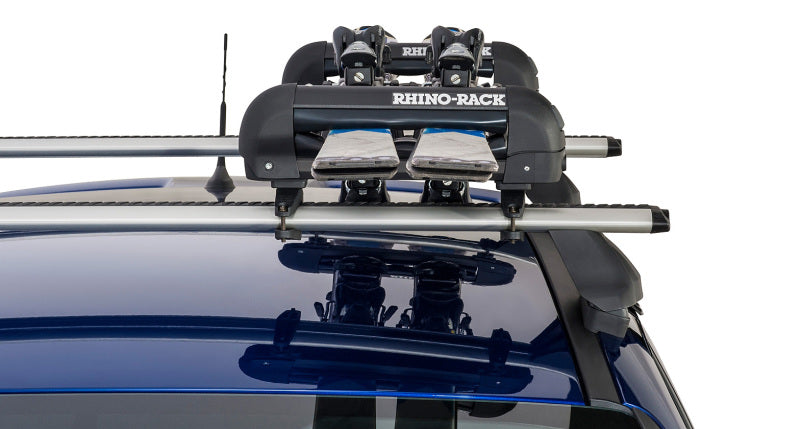 Rhino-Rack Universal Ski Carrier - Fits 2 Pairs of Skis - Black