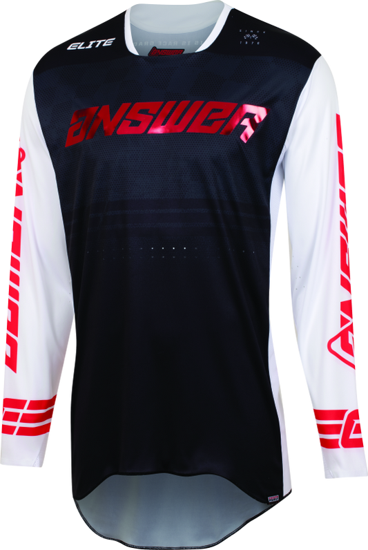 Answer 23 Elite Finale Jersey Black/White/Red - XS