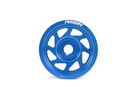 Perrin 93-11 Subaru Impreza / 02-14 WRX / 04-21 STI EJ Crank Pulley - Blue (w/AC)