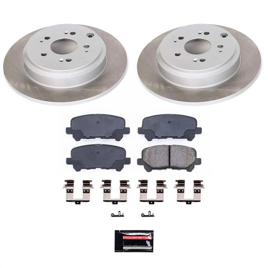 Power Stop 09-11 Honda Pilot Rear Semi-Coated Rotor Kit