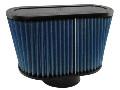 aFe MagnumFLOW Air Filters UCO P5R A/F P5R 3-1/2F x (9x5-3/4)B x (11x4)T x 6H - Precision R