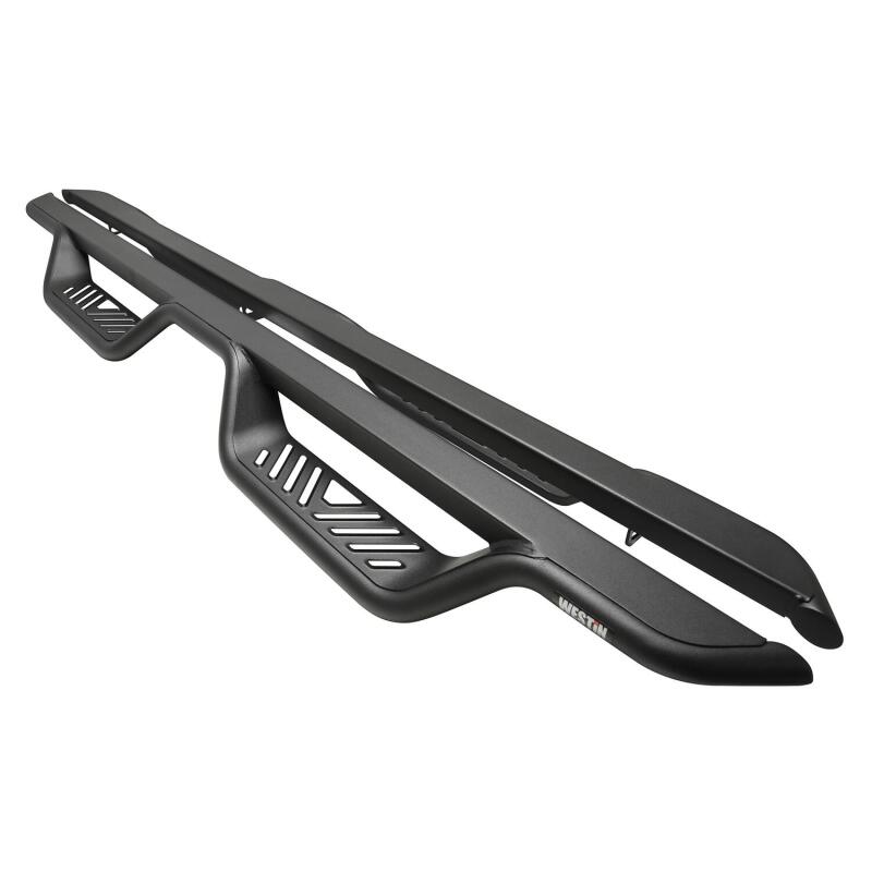 Westin 19-22 Chevrolet Silverado / GMC Sierra Double Cab Outlaw Nerf Step Bars