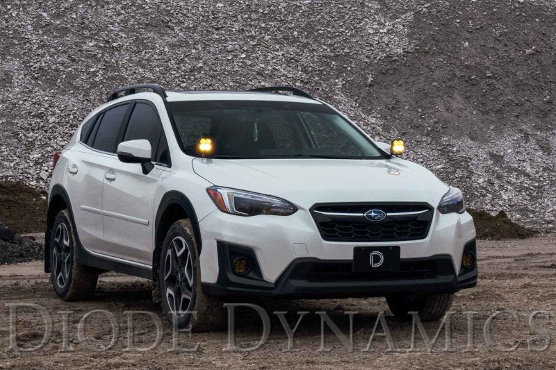 Diode Dynamics 18-21 Subaru Crosstrek Stage Series 2in LED Ditch Light Kit - Pro White Combo