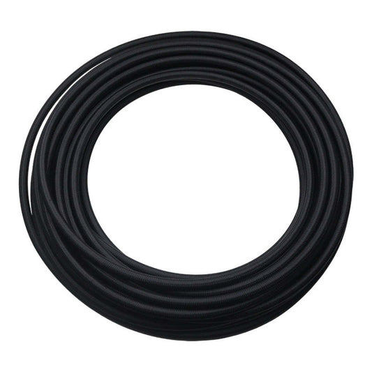 DeatschWerks 6AN Black Nylon Braided CPE Hose - 50ft