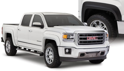 Bushwacker 14-15 GMC Sierra 1500 Extend-A-Fender Style Flares 4pc - Black