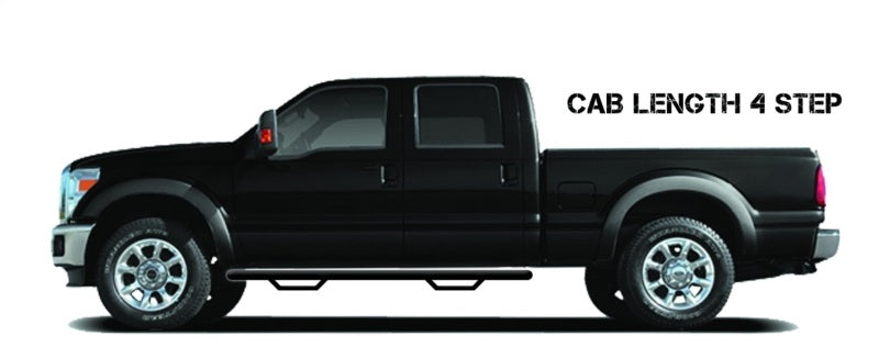 N-Fab Nerf Step 14-17 Chevy-GMC 1500 Crew Cab - Tex. Black - Cab Length - 3in