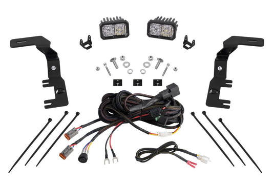 Diode Dynamics 2023+ Chevrolet Colorado Stage Series Ditch Light Kit C2 Pro White Combo