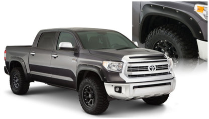 Bushwacker 14-18 Toyota Tundra Fleetside Pocket Style Flares 4pc 66.7/78.7/97.6in Bed - Black