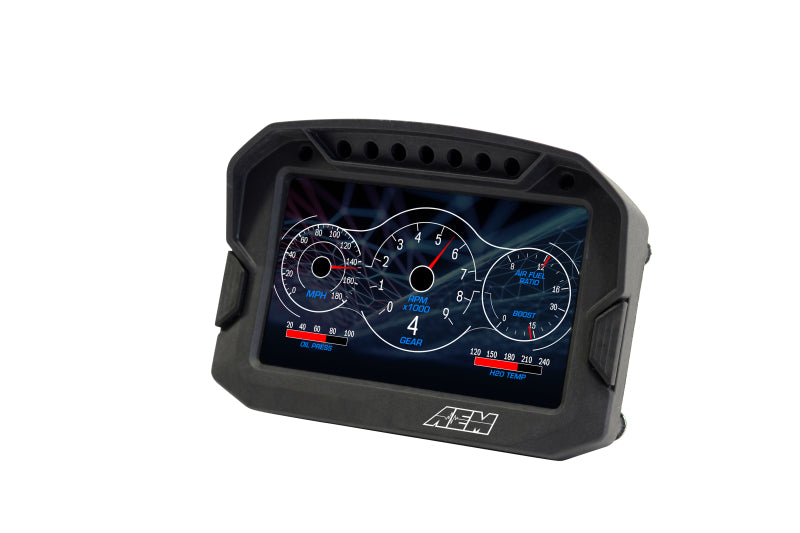 AEM CD-5G Carbon Digital Dash Display w/ Interal 10Hz GPS & Antenna