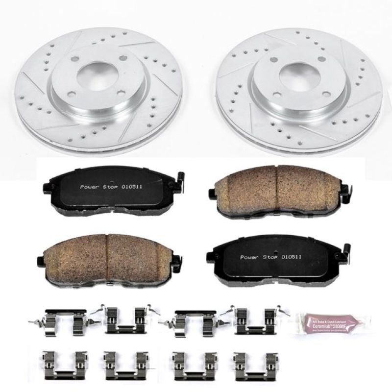 Power Stop 09-14 Nissan Cube Front Z23 Evolution Sport Brake Kit