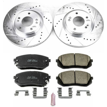 Power Stop 15-16 Hyundai Sonata Front Z23 Evolution Sport Brake Kit