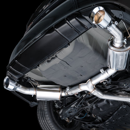 AWE Tuning 22+ Honda Civic Si/Acura Integra Touring Edition Catback Exhaust - Dual Chrome Silver Tip - Precision R