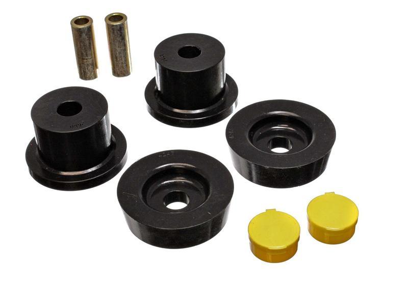 Energy Suspension 90-96 Nissan 300ZX Black Rear Differential Carrier Bushing Set (Must reuse all met