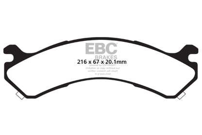 EBC 01-05 Chevrolet Silverado 3500 (2WD) Greenstuff Rear Brake Pads