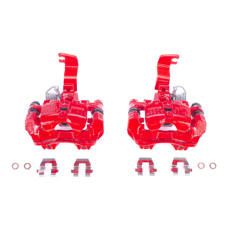 Power Stop 03-05 Buick Park Avenue Rear Red Calipers w/Brackets - Pair