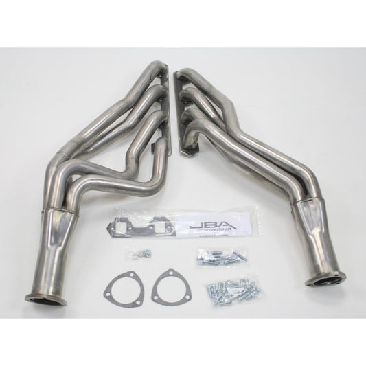 JBA 65-73 Ford Mustang 260-302 SBF 4 Speed C4/C6/AOD 1-3/4in Primary Raw 409SS Long Tube Header