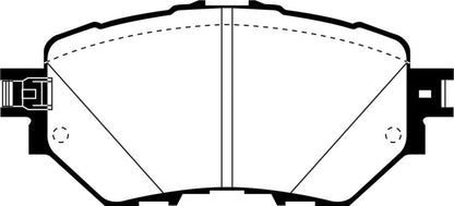 EBC 14+ Mazda 3 2.0 (Mexico Build) Redstuff Front Brake Pads