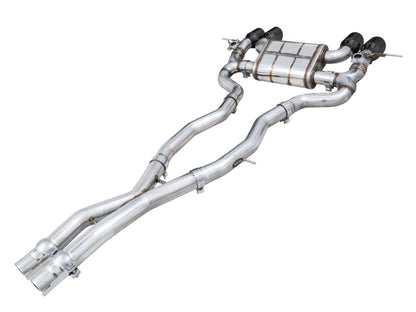 AWE SwitchPath Catback Exhaust for BMW G8X M3/M4 - Diamond Black Tips - Precision R