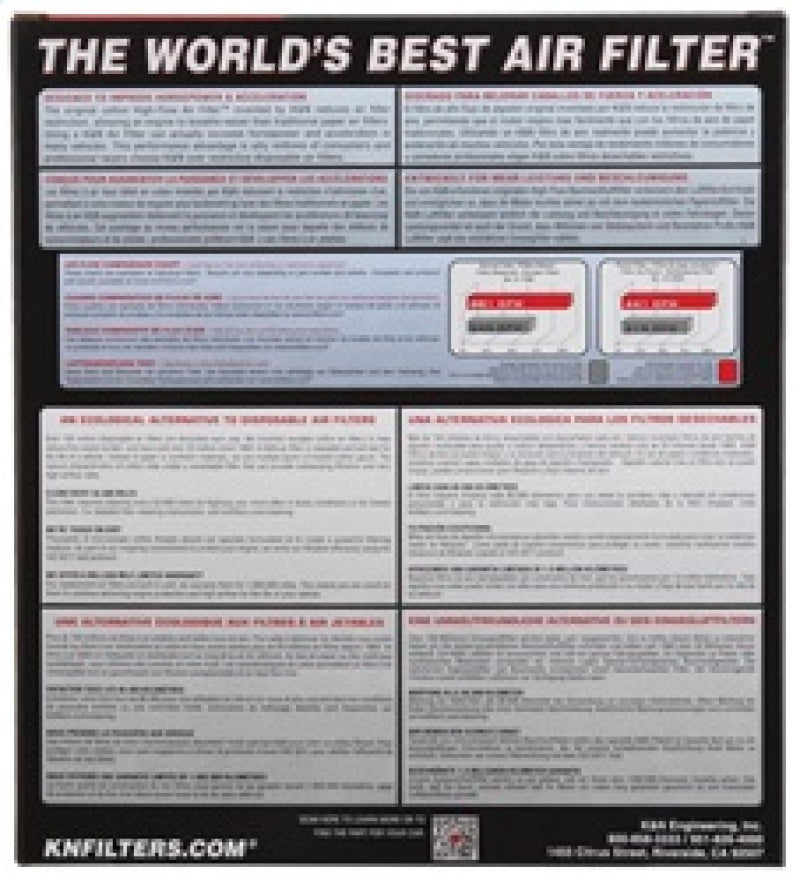 K&N Replacement Air Filter CADILLAC CTS/CTS-V 3.6L-V6; 2008