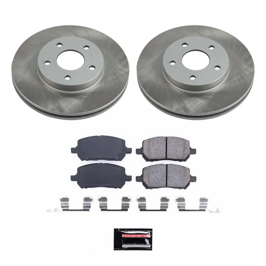 Power Stop 07-10 Pontiac G5 Front Semi-Coated Rotor Kit