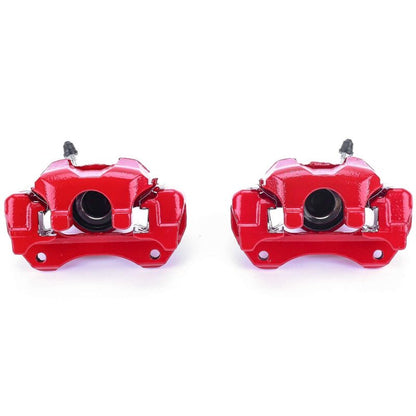 Power Stop 01-03 Toyota Highlander Rear Red Calipers w/Brackets - Pair