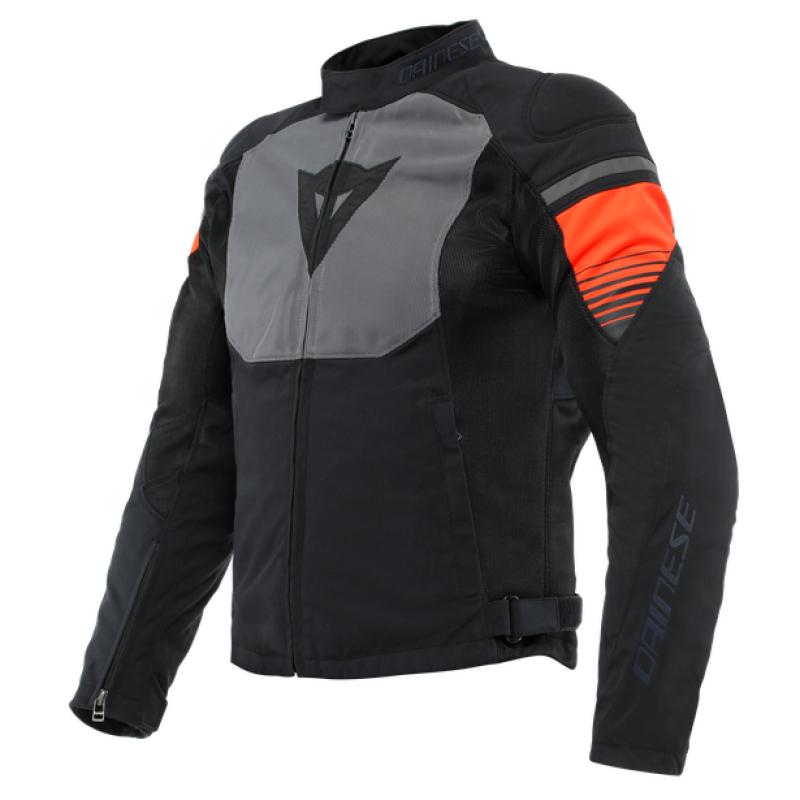 Dainese Air Fast Tex Jacket Black/Gray/Fluorescent-Red Size - 48